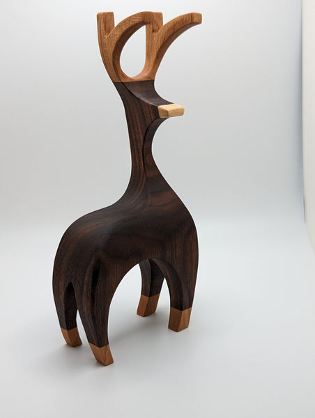 Wooden Reindeer (7" tall)