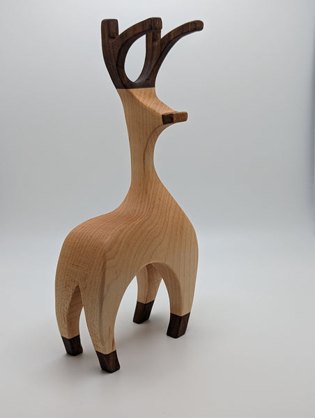 Wooden Reindeer (7" tall)