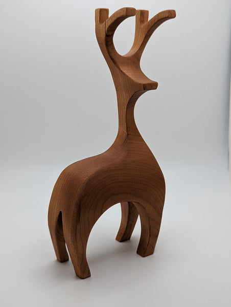 Wooden Reindeer (7" tall)