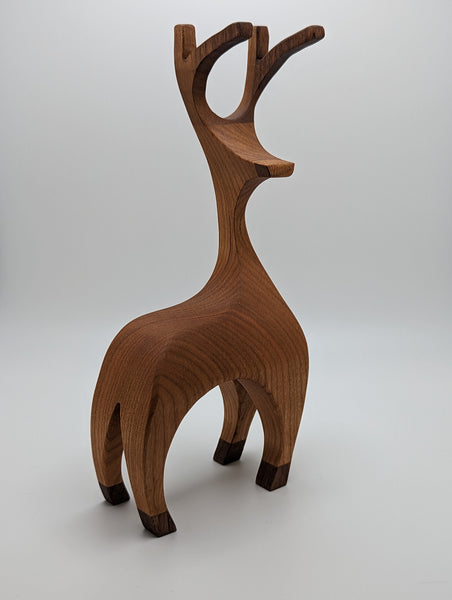 Wooden Reindeer (7" tall)