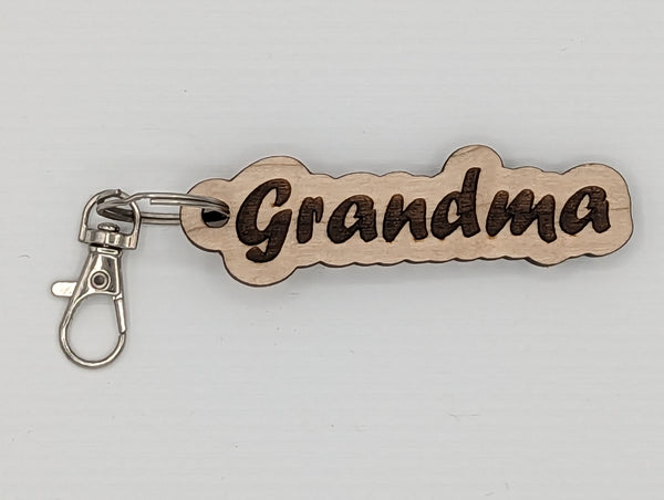 Personalized Keychain - Maple