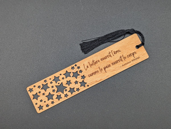 Signet - La lecture nourrit l'âme, comme le pain nourrit le corps