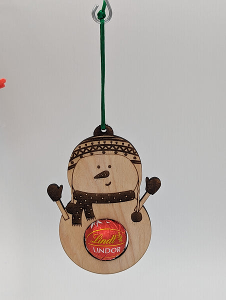 Christmas Ornaments with Lindor Chocolate