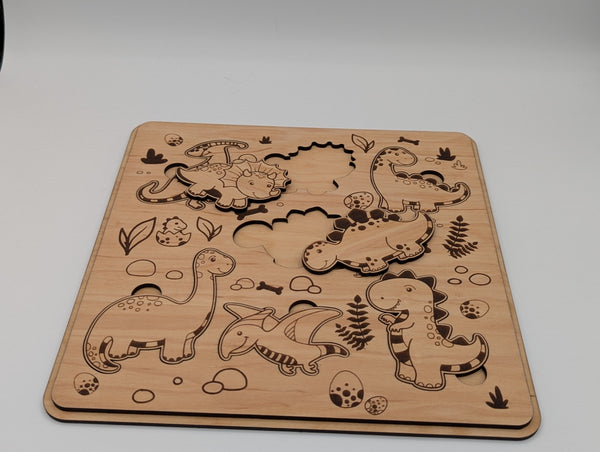Wooden Puzzle - Dinosaurs