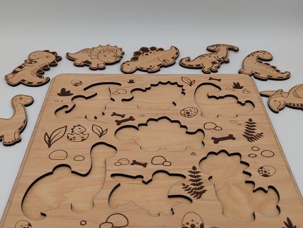 Wooden Puzzle - Dinosaurs
