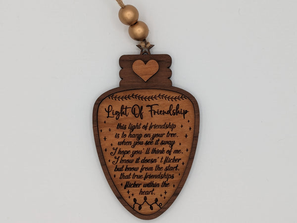 "Light of Friendship" Ornament