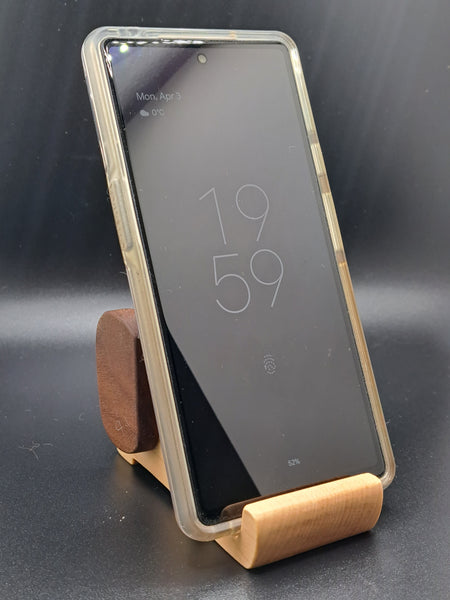 Wooden Elephant Cell Phone Stand