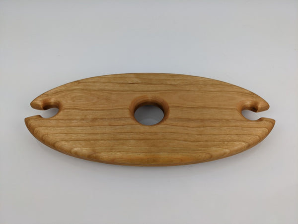 Two Glass Wine Butler - Cherry