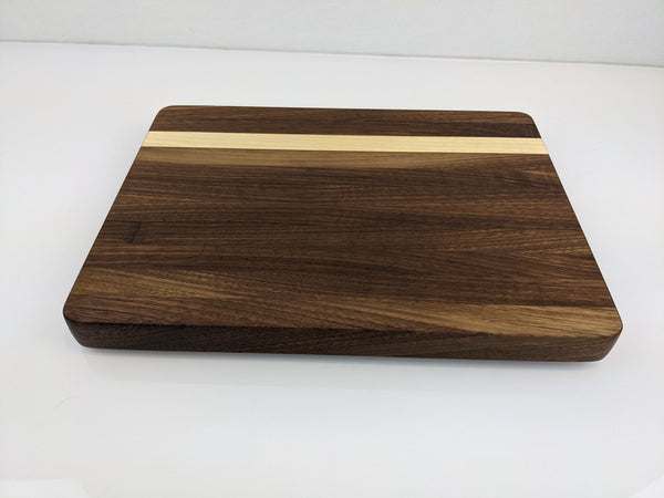 Cutting Board: Walnut w/ Maple accent