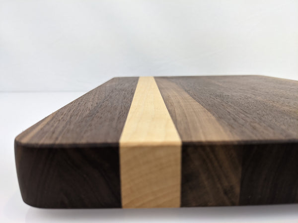 Cutting Board: Walnut w/ Maple accent