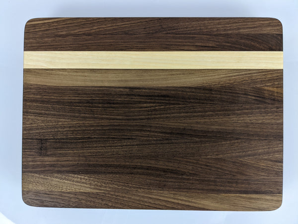Cutting Board: Walnut w/ Maple accent