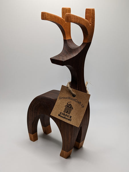 Wooden Reindeer (7" tall)