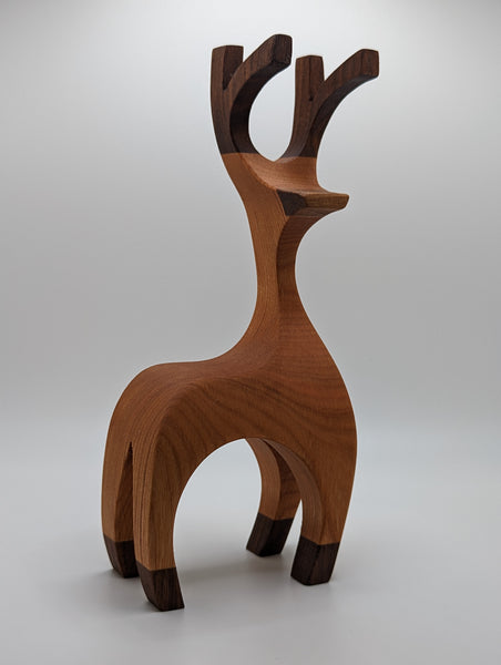 Wooden Reindeer (7" tall)