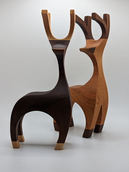 Wooden Reindeer (7" tall)