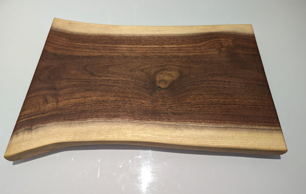 Walnut Live Edge Serving Board