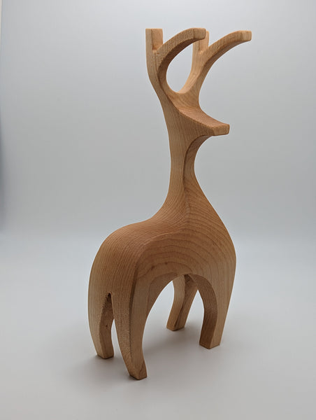 Wooden Reindeer (7" tall)