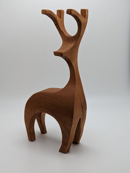 Wooden Reindeer (7" tall)