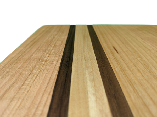 Cutting Board: Cherry w/ Walnut & Maple ( 9 x 12)