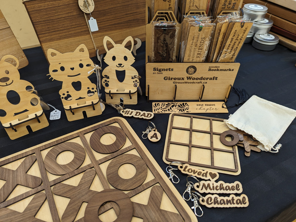 Lase Collection Laser Cut products – Giroux Woodcraft