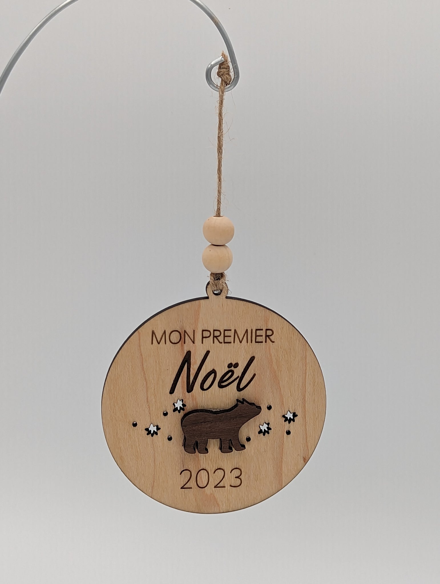 Personalized ornament - Baby's First Christmas/Mon premier Noel