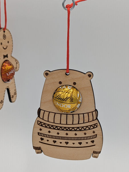 Christmas Ornaments with Lindor Chocolate