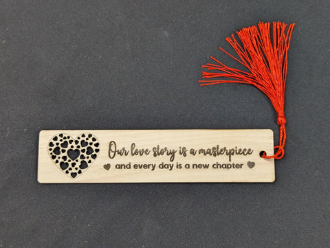 Bookmark - Our love story is a masterpiece