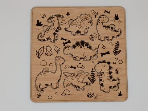 Wooden Puzzle - Dinosaurs