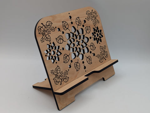 Tablet Stand - Floral Design