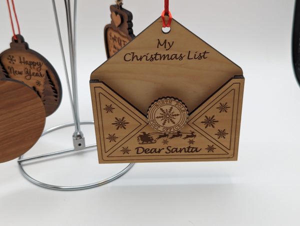 "My Christmas List"/"Ma liste de Noel" Ornament