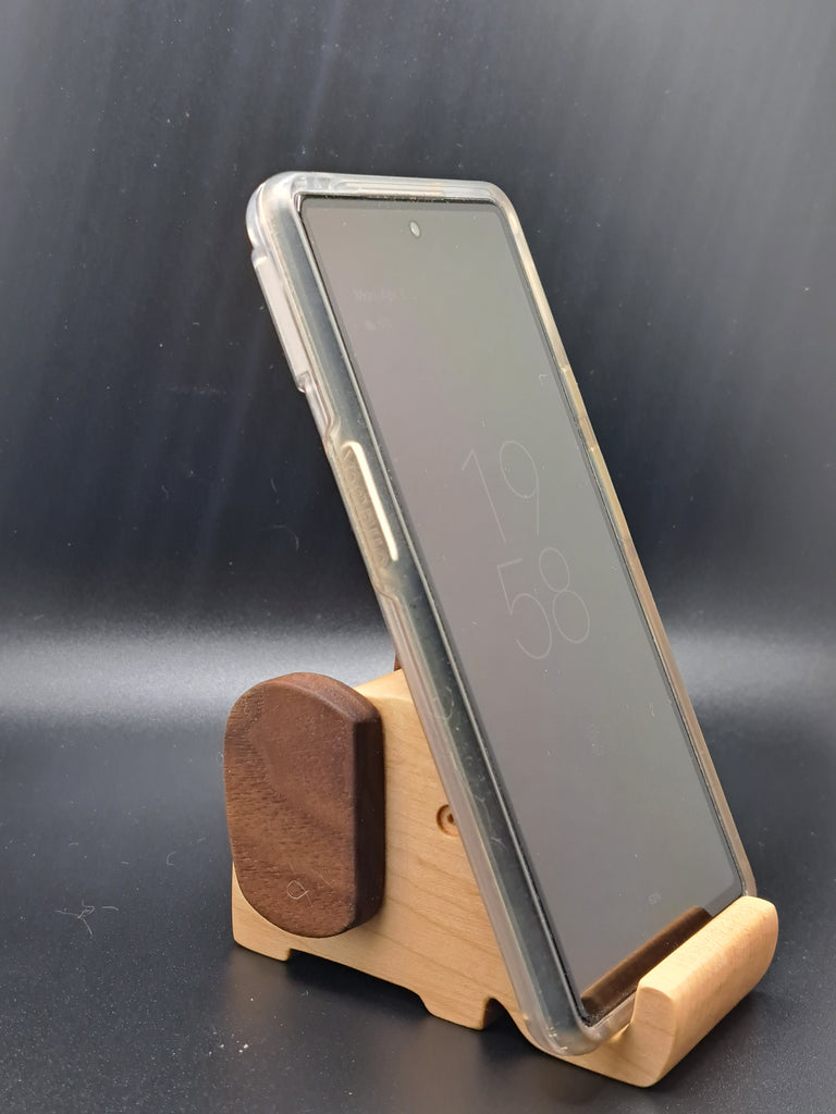Phone Stand Wooden Phone Holder. Cell Phone Stand. 