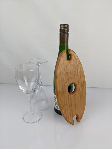 Two Glass Wine Butler - Cherry