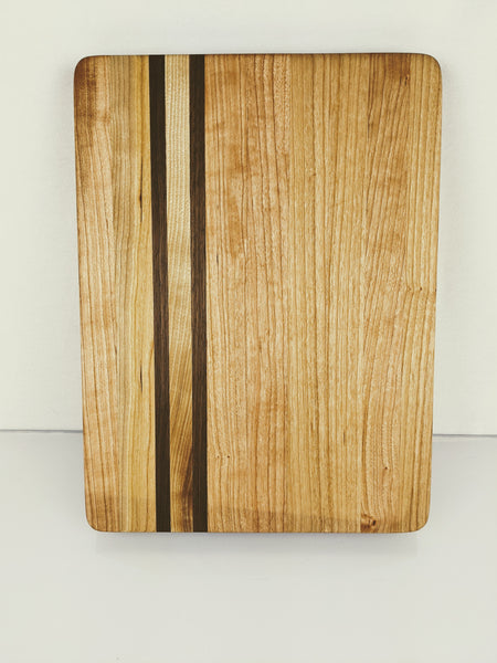 Cutting Board: Cherry w/ Walnut & Maple ( 9 x 12)