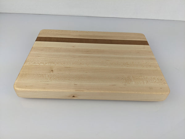 Cutting Board: Maple w/ Walnut accent ( 9 x 12)
